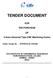 TENDER DOCUMENT FOR THE PURCHASE. 5 Axes Universal Type CNC Machining Centre. Public Tender No. : TFR/PD/IC16-178/PUB