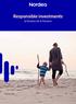 Responsible investments. at Nordea Life & Pensions