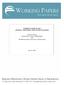 WORKING PAPER NO OPTIMAL INDUSTRIAL STRUCTURE IN BANKING