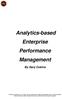 Analytics-based Enterprise Performance Management By Gary Cokins