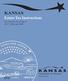 KANSAS Estate Tax Instructions