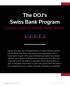 The DOJ s Swiss Bank Program