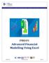 FM049: Advanced Financial Modelling Using Excel
