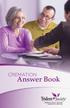 Cremation. Answer Book