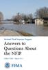 National Flood Insurance Program Answers to Questions About the NFIP