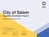 City of Salem. Quarterly Investment Report. Quarter Ended December 31, Investment Report - Quarter Ended December 31, 2017