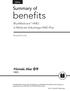 benefits Summary of BlueMedicare SM HMO A Medicare Advantage HMO Plan Broward County
