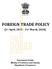 FOREIGN TRADE POLICY. [1 st April, st March, 2020] Government of India Ministry of Commerce and Industry Department of Commerce
