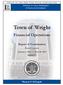 Town of Wright. Financial Operations. Report of Examination. Period Covered: January 1, 2013 June 30, M-277