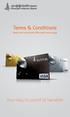Terms & Conditions. Terms and conditions SIB credit card usage. Your key to world of benefits