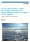 Impact Evaluation of 2014 San Diego Gas & Electric Home Energy Reports Program (Final Report)