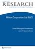 Milton Corporation Ltd (MLT)