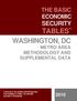 THE BASIC ECONOMIC SECURITY TABLES TM WASHINGTON, DC METRO AREA METHODOLOGY AND SUPPLEMENTAL DATA