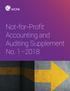 Not-for-Profit Accounting and Auditing Supplement No