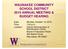 WAUNAKEE COMMUNITY SCHOOL DISTRICT 2015 ANNUAL MEETING & BUDGET HEARING