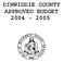 DINWIDDIE COUNTY APPROVED BUDGET