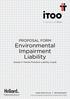 Environmental Impairment Liability