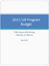 2017/18 Program Budget. Public Agency Risk Sharing Authority of California