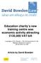 Education charity s new training centre was economic activity attracting 135,000 VAT bill