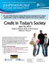 Credit in Today s Society