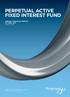 PERPETUAL ACTIVE FIXED INTEREST FUND