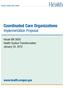 Coordinated Care Organizations Implementation Proposal