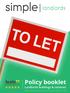 Policy booklet Landlords buildings & contents