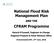 National Flood Risk Management Plan. CFRAM Programme