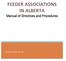 FEEDER ASSOCIATIONS IN ALBERTA Manual of Directives and Procedures