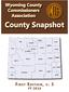 Wyoming County Commissioners Association. County Snapshot