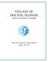 VILLAGE OF DOLTON, ILLINOIS ANNUAL FINANCIAL REPORT
