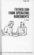 FATHER-SON FARM OPERATING AGREEMENTS