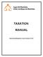 TAXATION MANUAL Approved by Management Council February 25, 2015