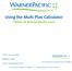 Using the Multi Plan Calculator Online at WarnerPacific.com