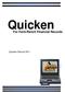 Quicken. For Farm/Ranch Financial Records