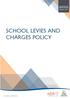 SCHOOL LEVIES AND CHARGES POLICY