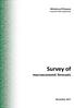 Survey of. macroeconomic forecasts. Ministry of Finance Economic Policy Department