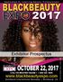 BLACKBEAUTY EXPO 2017 OCTOBER 22, Exhibitor Prospectus.   CALL OR REGISTER ONLINE