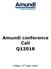 Amundi conference Call Q12018