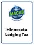 Minnesota Lodging Tax