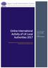 Online International Activity of UK Local Authorities 2017