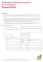 Professional Indemnity Insurance for Accountants Proposal Form