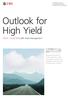 Outlook for High Yield