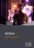 Actors. A guide to tax 2018/19