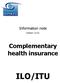 Complementary health insurance ILO/ITU