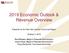 2019 Economic Outlook & Revenue Overview