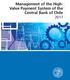 Management of the High- Value Payment System of the Central Bank of Chile 2017
