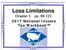 Loss Limitations Chapter 3 pp National Income Tax Workbook