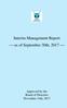 Interim Management Report as of September 30th, 2017