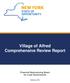 Village of Alfred Comprehensive Review Report